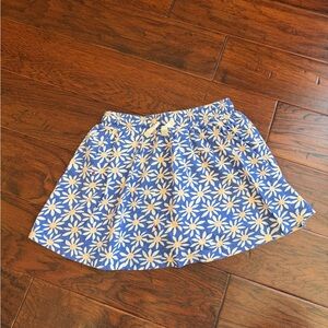 Hanna Andersson Blue Floral Skirt